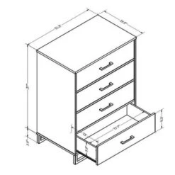 Mixed Material 4 Drawer Dresser - Room Essentials™ 14 Mixed Material 4 Drawer Dresser - Room Essentials™ -Room Essentials GUEST 0183eaab ffa6 4b7e b8e1 e252b8eb2e08