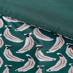 Microfiber Reversible Banana Print Comforter Dark Green - Room Essentials™ 12 Microfiber Reversible Banana Print Comforter Dark Green - Room Essentials™ -Room Essentials GUEST 032c1765 724a 4001 8e39 08421e300917