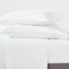 Garment Washed Microfiber Solid Sheet Set - Room Essentials™ -Room Essentials GUEST 2ffbf936 8af5 4efb 8b22 5fd58aec8c94