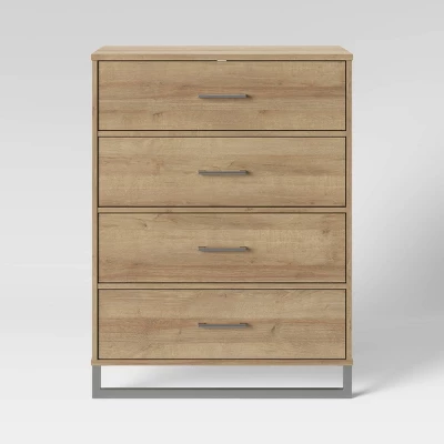 Mixed Material 4 Drawer Dresser - Room Essentials™ 9 Mixed Material 4 Drawer Dresser - Room Essentials™ - Image 7