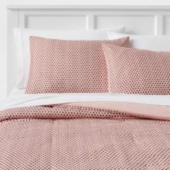 Strawberry Print Reversible Microfiber Comforter & Sheet Set Light Pink - Room Essentials™ -Room Essentials GUEST 509e45d1 864d 4b14 8596 d95b17988f3b