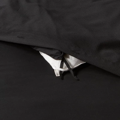 Microfiber Textured Duvet Cover & Sham Set - Room Essentials™ 7 Microfiber Textured Duvet Cover & Sham Set - Room Essentials™ - Image 5