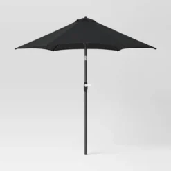 9'x9' Patio Market Umbrella - Black Pole - Room Essentials™ 19 9'x9' Patio Market Umbrella - Black Pole - Room Essentials™ -Room Essentials GUEST 5f8c1ba4 b215 436e b405 cba09e084dfe