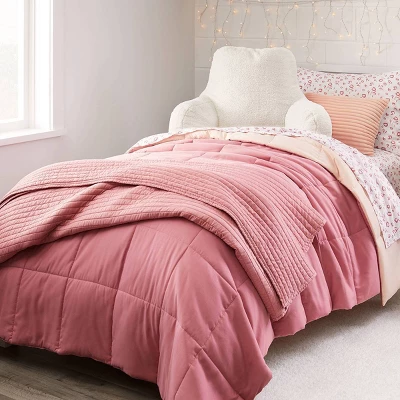 Sherpa Bed Rest Pillow - Room Essentials™ 6 Sherpa Bed Rest Pillow - Room Essentials™ - Image 4