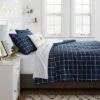 Reversible Microfiber Grid Comforter - Room Essentials™