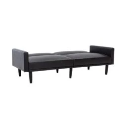 Faux Leather Futon Sofa With Arms Black - Room Essentials™ 16 Faux Leather Futon Sofa With Arms Black - Room Essentials™ -Room Essentials GUEST a945b560 36ab 4a76 92b1 3d0399365027