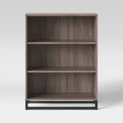 Mixed Material 3 Shelf Bookcase - Room Essentials™ -Room Essentials GUEST b437e40e ab40 4a04 8e12 b9c7014eab0e