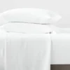 King Garment Washed Microfiber Solid Sheet Set White - Room Essentials™ -Room Essentials GUEST dc5253bd 4879 44a3 aaa8 395da0735a0e 1